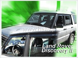 Plexi ofuky, deflektory Land Rover Discovery 1999-2004 přední + zadní