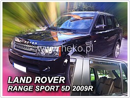 Plexi ofuky, deflektory Land Rover Range Rover Sport, 2005- přední + zadní