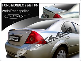 Křídlo, zadní spoiler, Ford Mondeo 01-07 sedan 4dveř.