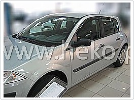 Plexi ofuky oken Renault Megane, 2003-2008, hatchback/combi, přední