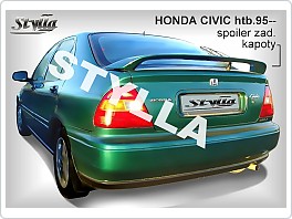 Honda Civic 95-01 lifback, křídlo, zadní spoiler