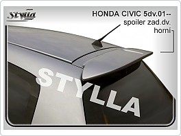 Honda Civic 01-06 hatchback, stříška, zadní spoiler pro 5dveř.