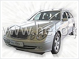 Plexi ofuky oken, deflektory, Mercedes E W211, 2002-2008, přední + zadní pro combi