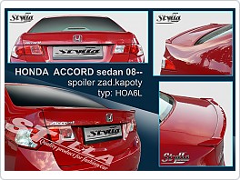 Odtrhová lišta kufru, zadní spoiler Honda Accord, sedan 08-