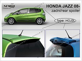 Stříška, zadní spoiler Honda Jazz, model 08-