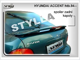 Křídlo, zadní spoiler, Hyundai Accent, 94-98 hatchback