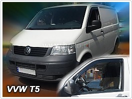 Plexi ofuky oken, deflektory, VW T5, 2003-2015