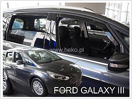 Plexi ofuky oken, deflektory, Ford Galaxy 2015- přední