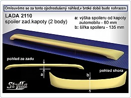 Křídlo, zadní spoiler Lada 2110, L2L