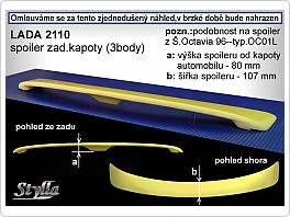 Křídlo, zadní spoiler Lada 2110, L1L