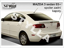 Mazda 3 sedan 03-09, zadní spoiler, křídlo, odtrhová hrana