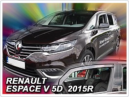 Plexi ofuky oken, deflektory, Renault Espace 2015- přední