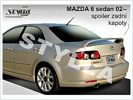 Křídlo, zadní spoiler, Mazda 6, 02-08 sedan