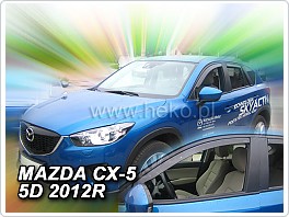 Plexi ofuky oken, deflektory, Mazda CX-5 2012-2017, přední