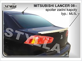 Křídlo, Odtrhová hrana, Mitsubishi Lancer, 08-