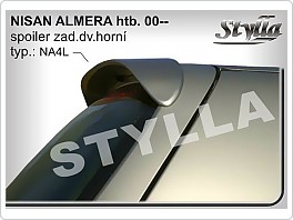 Stříška, zadní spoiler, Nissan Almera, 00- hatchback