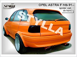 Stříška, zadní spoiler Opel Astra F, hatchback