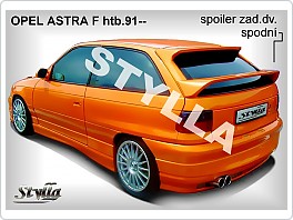 Křídlo, zadní spoiler s brzd. světlem, Opel Astra F hatchback