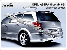 Stříška, zadní spoiler Opel Astra H, combi