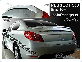 Křídlo, zadní spoiler Peugeot 508 sedan 2010-