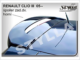 Stříška, zadní spoiler, Renault Clio 3, 05-