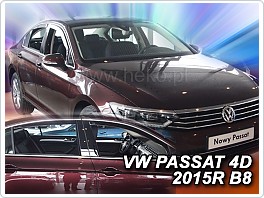 Plexi ofuky VW Passat B8, 2015-, přední + zadní pro sedan