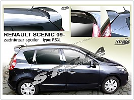 Stříška, zadní spoiler Renault Scenic 3, 2009-