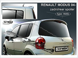 Stříška, zadní spoiler, Renault Modus, 04-