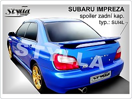 Křídlo, zadní spoiler, Subaru Impreza, 2000-2008