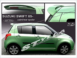 Stříška, zadní spoiler, Suzuki Swift, htb. 06- 3/5 dveř.