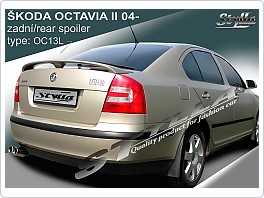 Škoda Octavia 2, sedan, Křídlo OC13, zadní spoiler