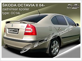 Škoda Octavia 2, sedan, Křídlo OC14, zadní spoiler