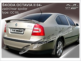 Škoda Octavia 2, sedan, Křídlo OC16, zadní spoiler 