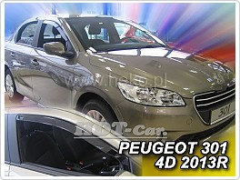 Plexi ofuky oken Peugeot 301, 2013- přední