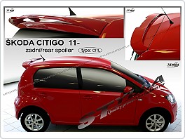 Škoda Citigo, Stříška, zadní spoiler, 2011-