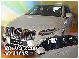 Plexi ofuky oken, deflektory, Volvo XC90 2015-, přední + zadní