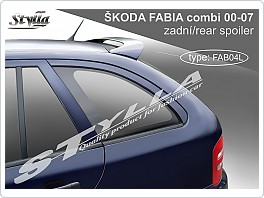 Škoda Fabia 1, combi, Stříška, zadní spoiler