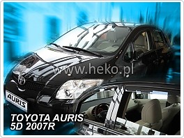 Plexi ofuky, protiprůvanové plexi, Toyota Auris 5dveř. 2007-2012, Classic 2012- přední + zadní