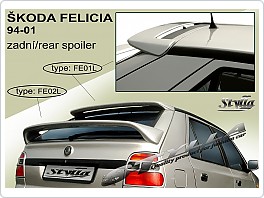 Škoda Felicia, Stříška, zadní spoiler