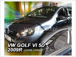 Plexi ofuky oken VW Golf 6 VI, combi 5dveř. přední