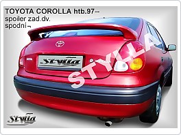 Křídlo, zadní spoiler, Toyota Corolla, 97-01 hatchback/lifback