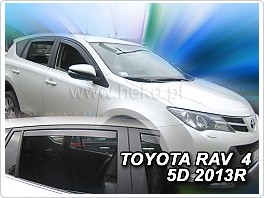 Plexi ofuky oken, deflektory, Toyota Rav 4, 5dveř., 2013-, přední + zadní