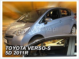 Plexi ofuky oken, deflektory Toyota Verso-S 5Dveř. 2011- přední