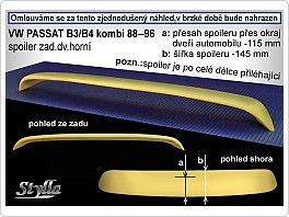 Stříška, zadní spoiler, VW Passat B3/B4 VARIANT (combi) 88-96