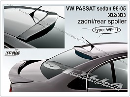 Stříška, zadní spoiler, VW Passat 3B/3BG, sedan, 1996-2004