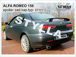 Křídlo, zadní spoiler Alfa Romeo 156, sedan 1997-2003, ST11