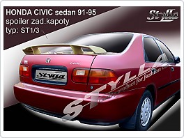 Honda Civic 92-95 sedan, křídlo, zadní spoiler ST13