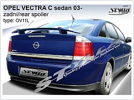 Křídlo, zadní spoiler Opel Vectra C, 03- sedan