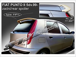 Stříška, zadní spoiler, Fiat Punto 2, 99- 5dveř.