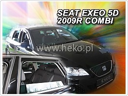 Plexi ofuky oken, deflektory Seat Exeo 2009-, přední + zadní pro combi